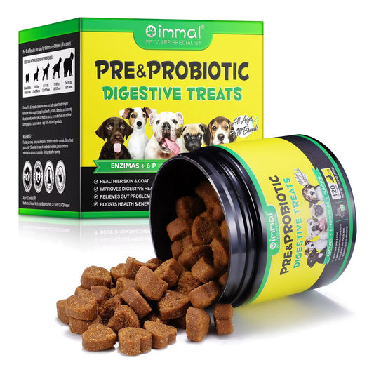 Premios Saludables para Perros | Mejora la Digestión + Refuerza el Sistema Inmunológico | Snack Nutritivo Natural | 120 pzs