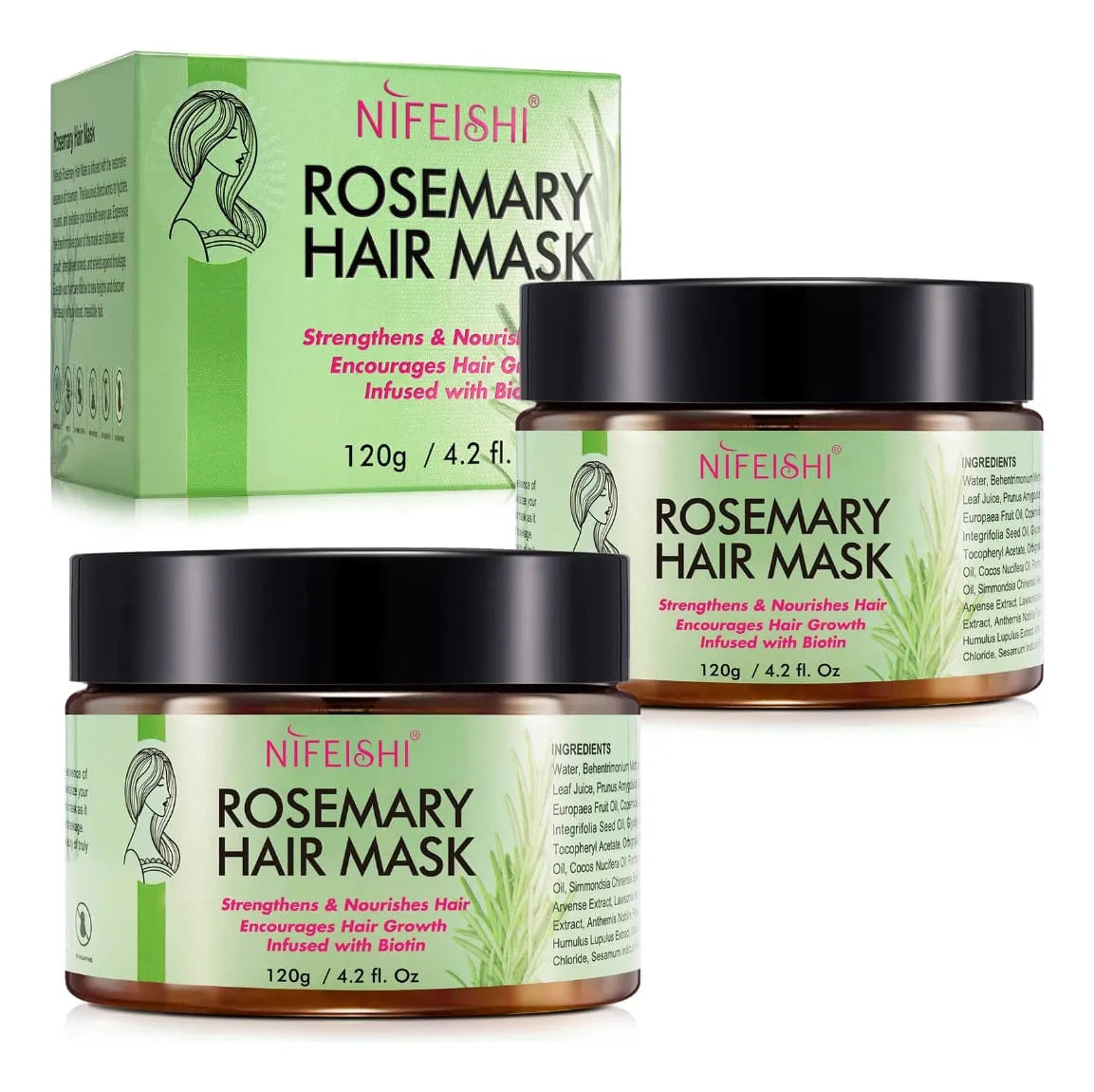 Mascarilla Rosemary Hair Capilar NIFEISHI 120g