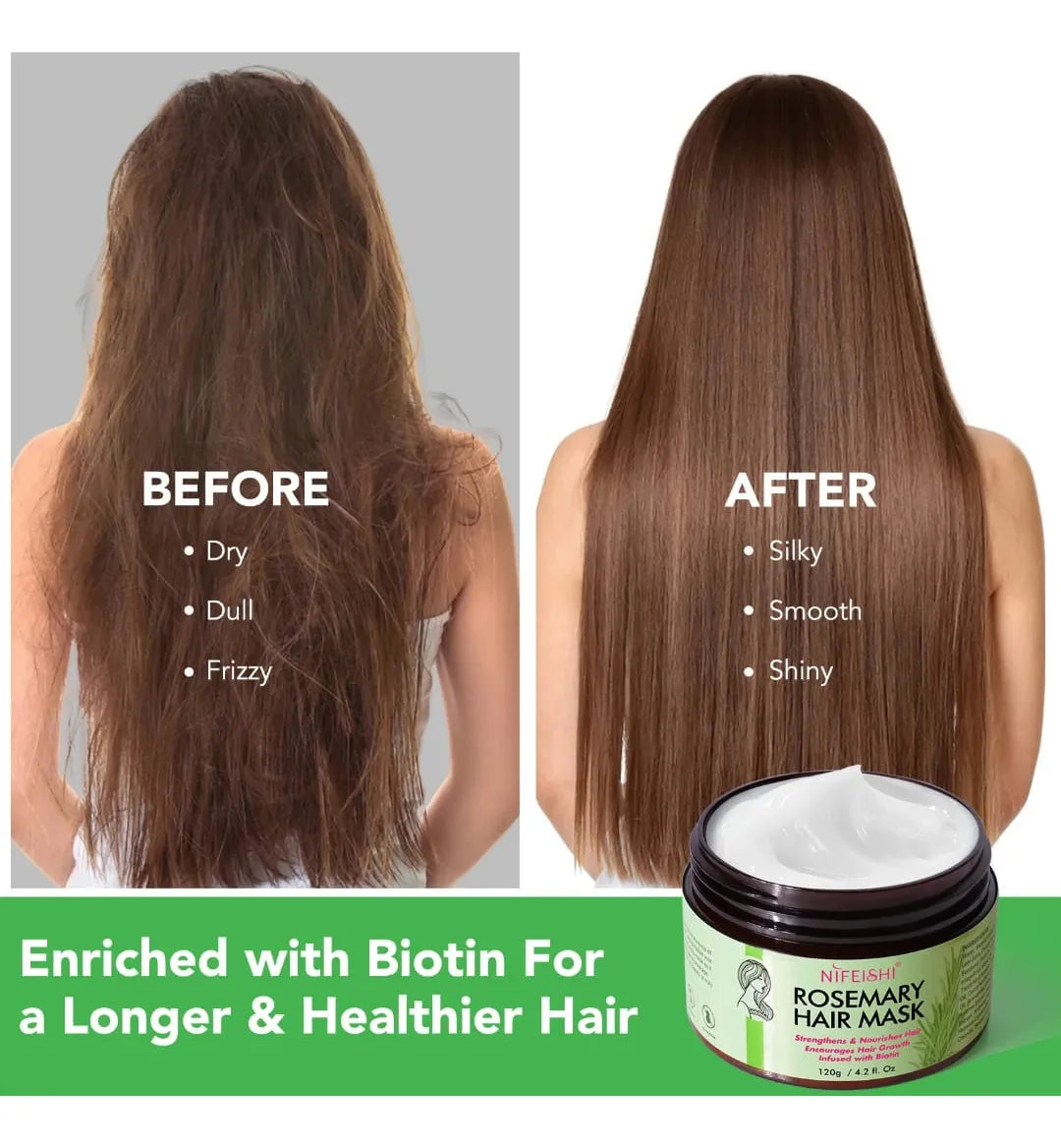 Mascarilla Rosemary Hair Capilar NIFEISHI 120g