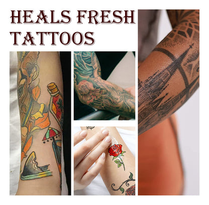Bálsamo Post Tatuaje + Aceite Orgánico Con Efecto Refrescante | Sana, Hidrata Y Protege La Piel Sensible Después De Tatuarte