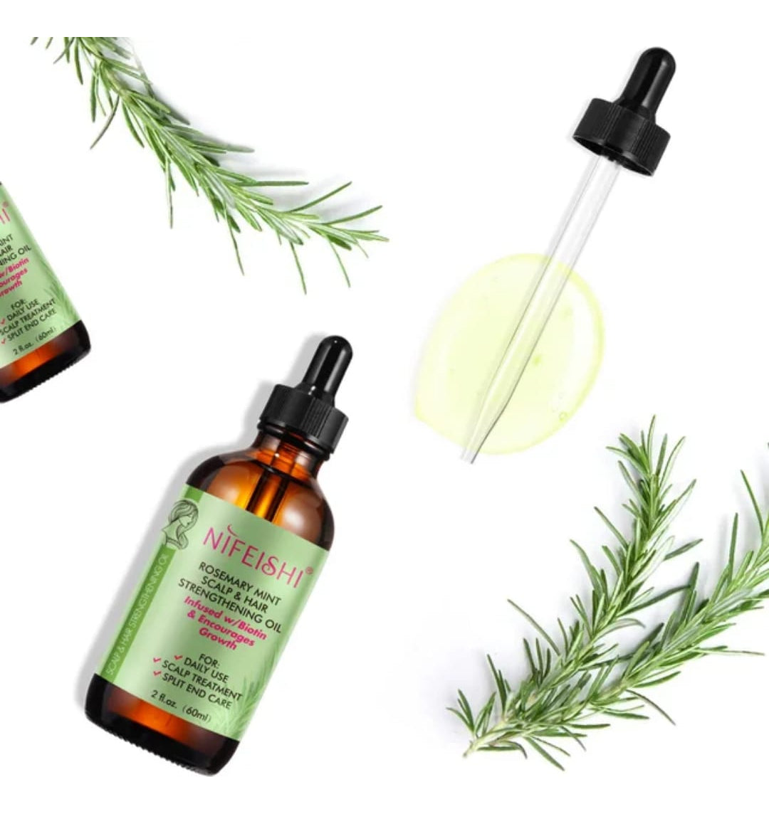 Aceite de Romero para Crecimiento Capilar | Fortalece Cabello + Estimula Pestañas | Nutrición Natural + Resultados Visibles | Kit 2
