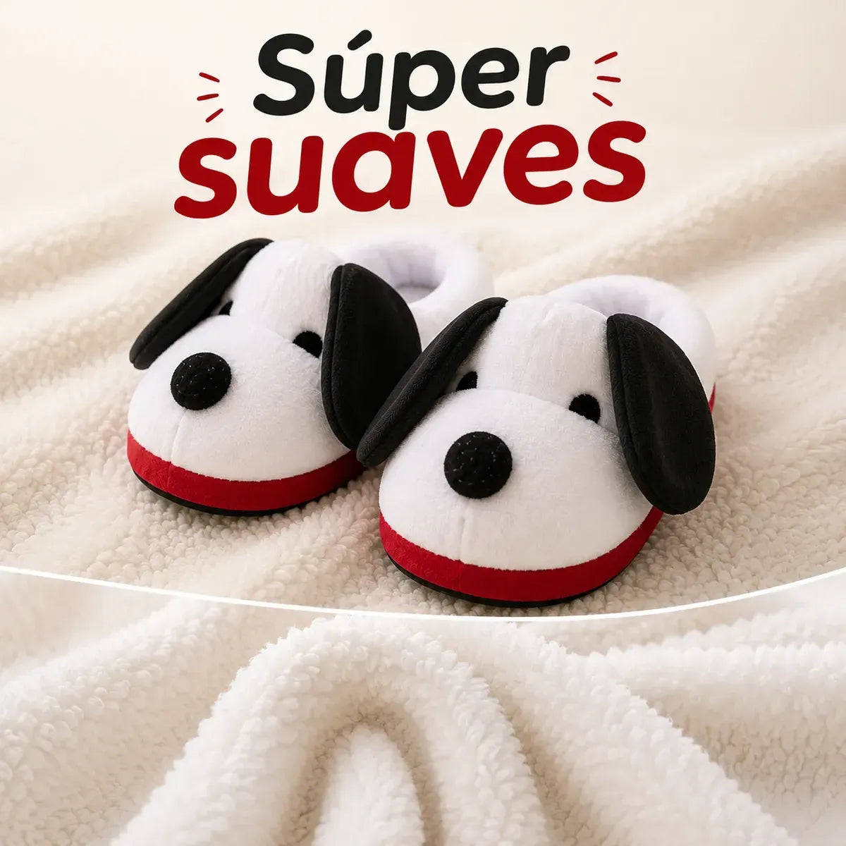Pantuflas Snoopy Unisex Antideslizante Adulto 21-28 + Suave