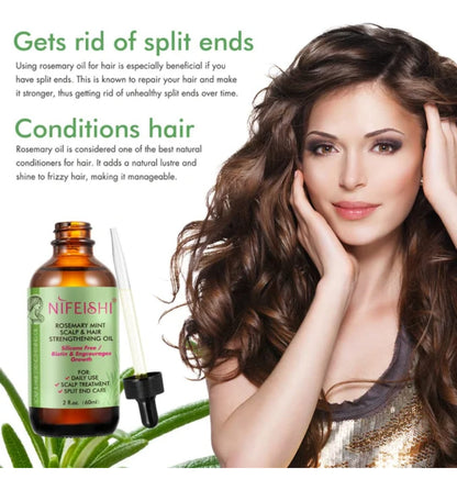 Aceite de Romero para Crecimiento Capilar | Fortalece Cabello + Estimula Pestañas | Nutrición Natural + Resultados Visibles | Kit 2
