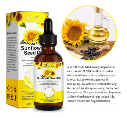 Repara El Cabello Aceite Semillas Girasol Orzuela Quebradizo