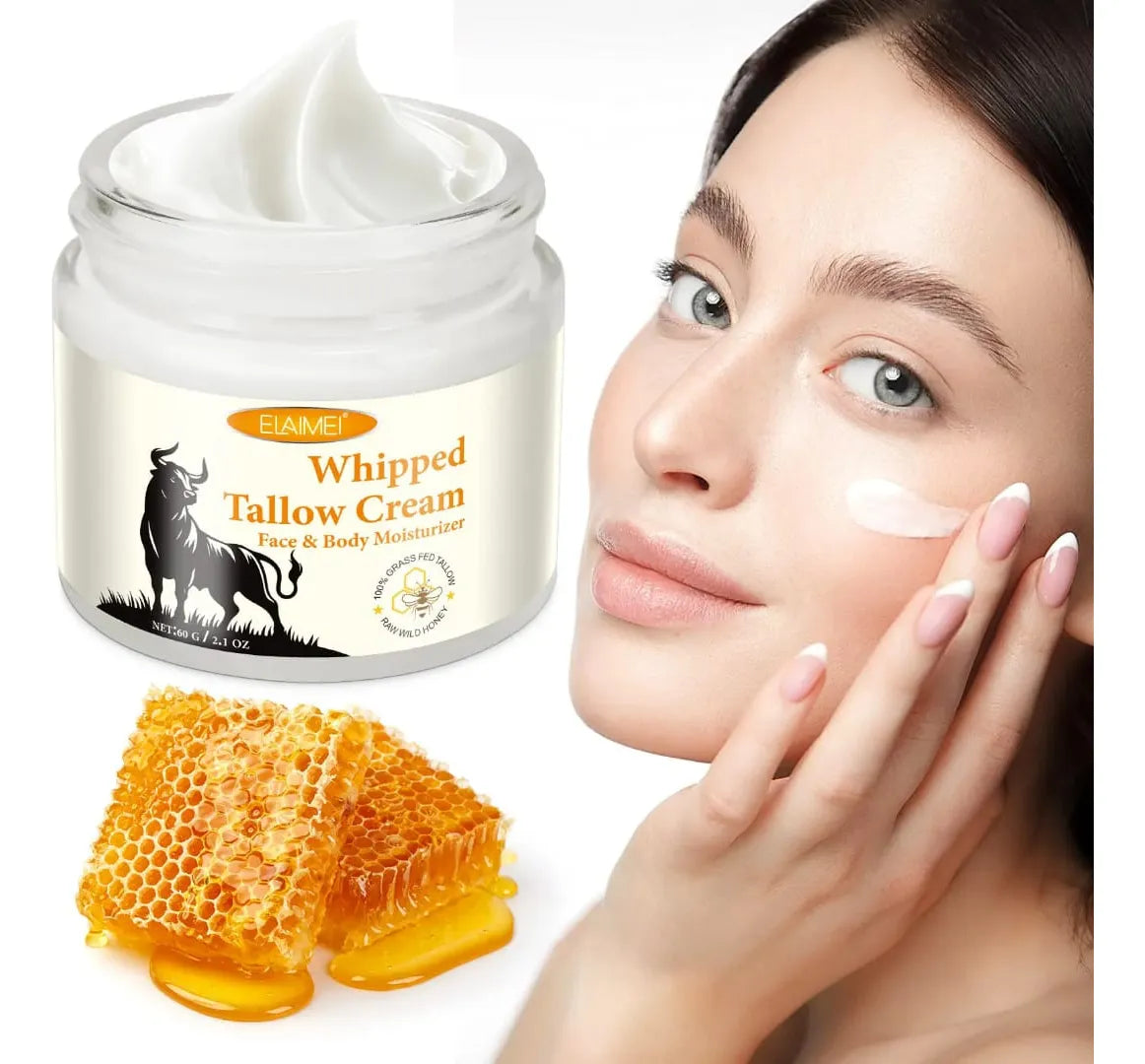 Crema Whipped Tallow Facial Corporal Humectante Hidratante