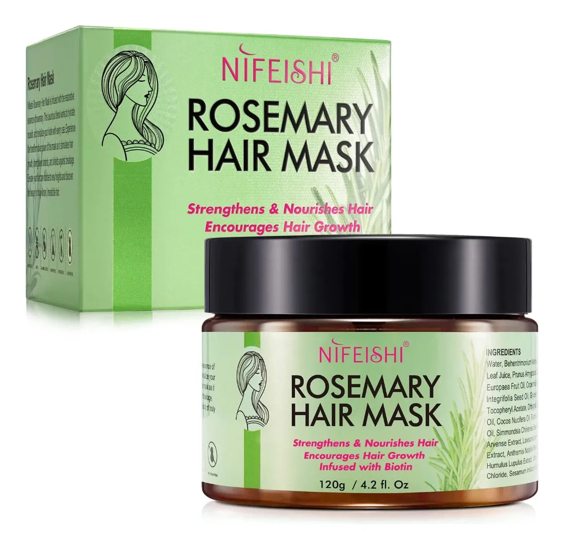 Mascarilla Rosemary Hair Capilar NIFEISHI 120g