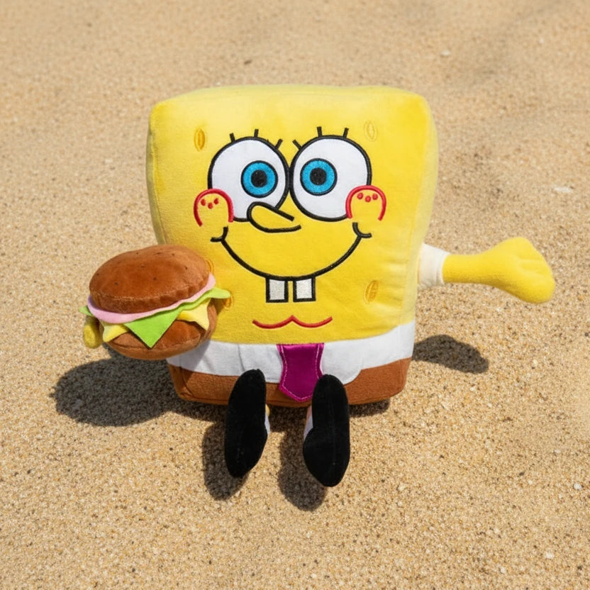 Peluche Bob Esponja 35 Cm Suave Calidad Premium