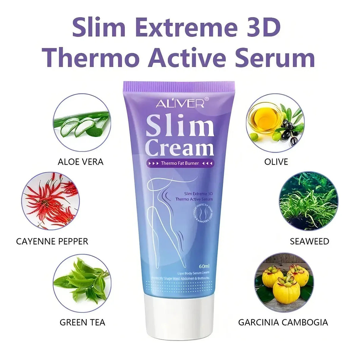 Crema Corporal Térmica Moldeadora Para Cintura Y Cuerpo