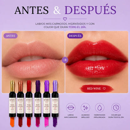 Kit 6 Gloss De Labios Efecto Mate