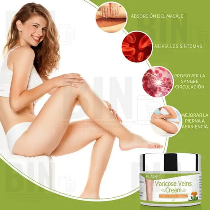 Crema Para Piernas Con Fórmula Natural Uso Diario
