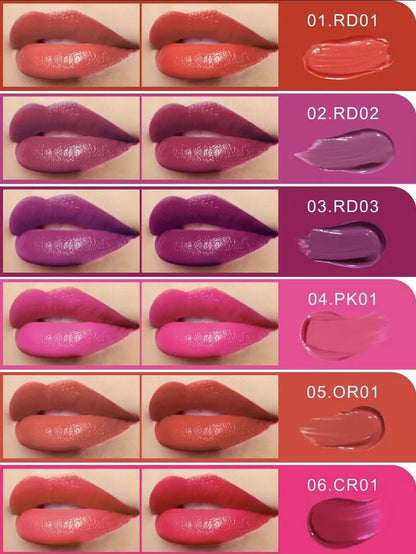 Kit 6 Gloss De Labios Efecto Mate