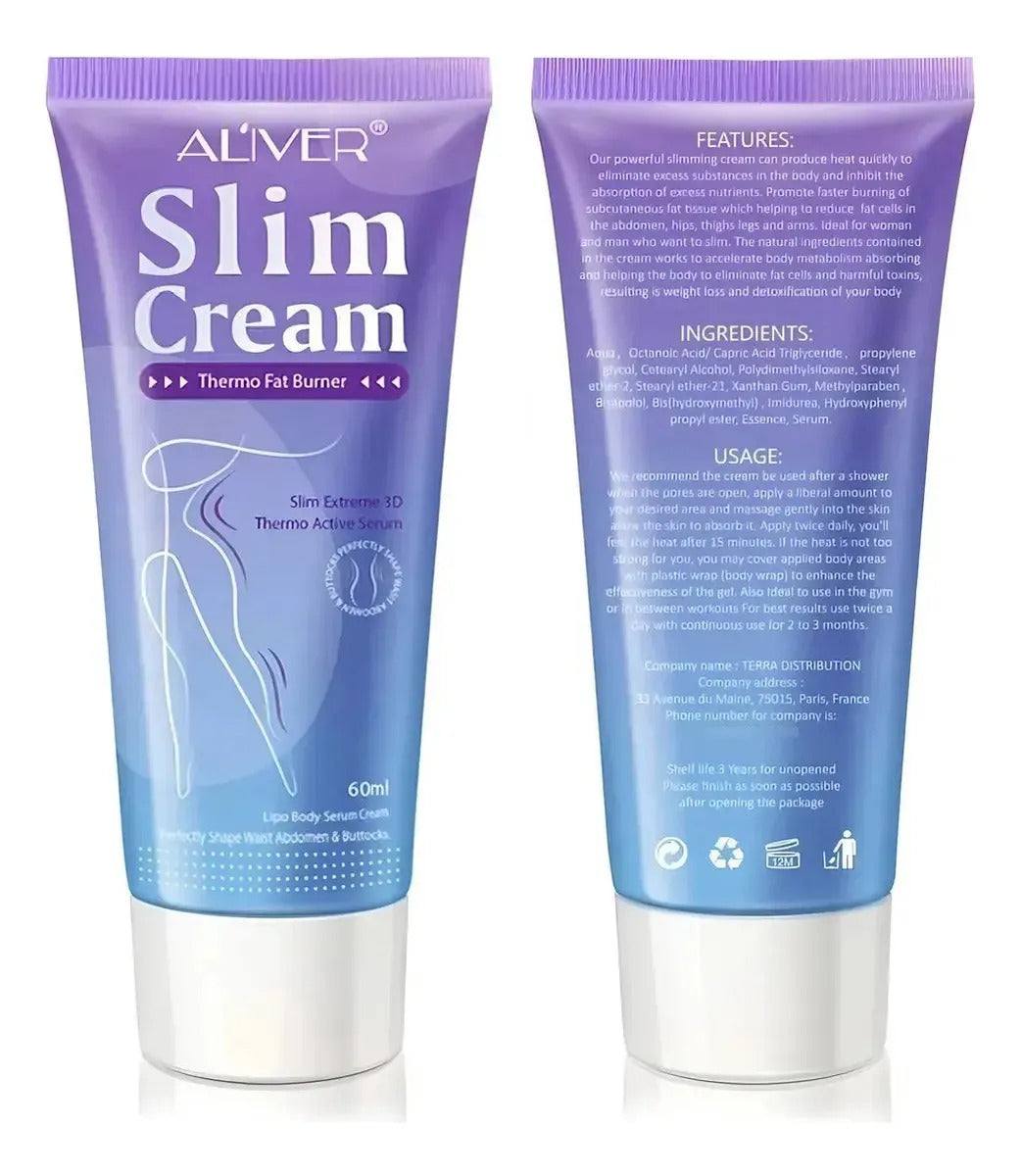 Crema Corporal Térmica Moldeadora Para Cintura Y Cuerpo
