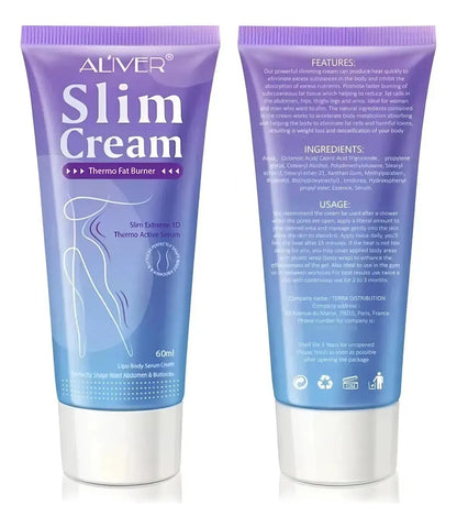 Crema Corporal Térmica Moldeadora Para Cintura Y Cuerpo