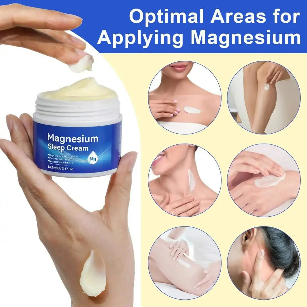 Crema De Magnesio Para Relajación Y Bienestar Diario