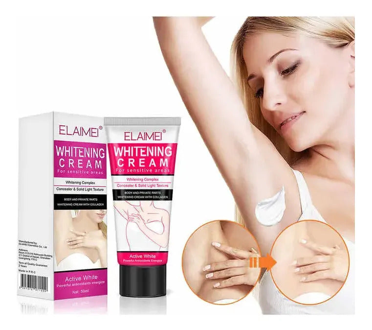 Crema Iluminadora Para Cuidado Del Tono De La Piel Axilas