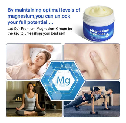 Crema De Magnesio Para Relajación Y Bienestar Diario