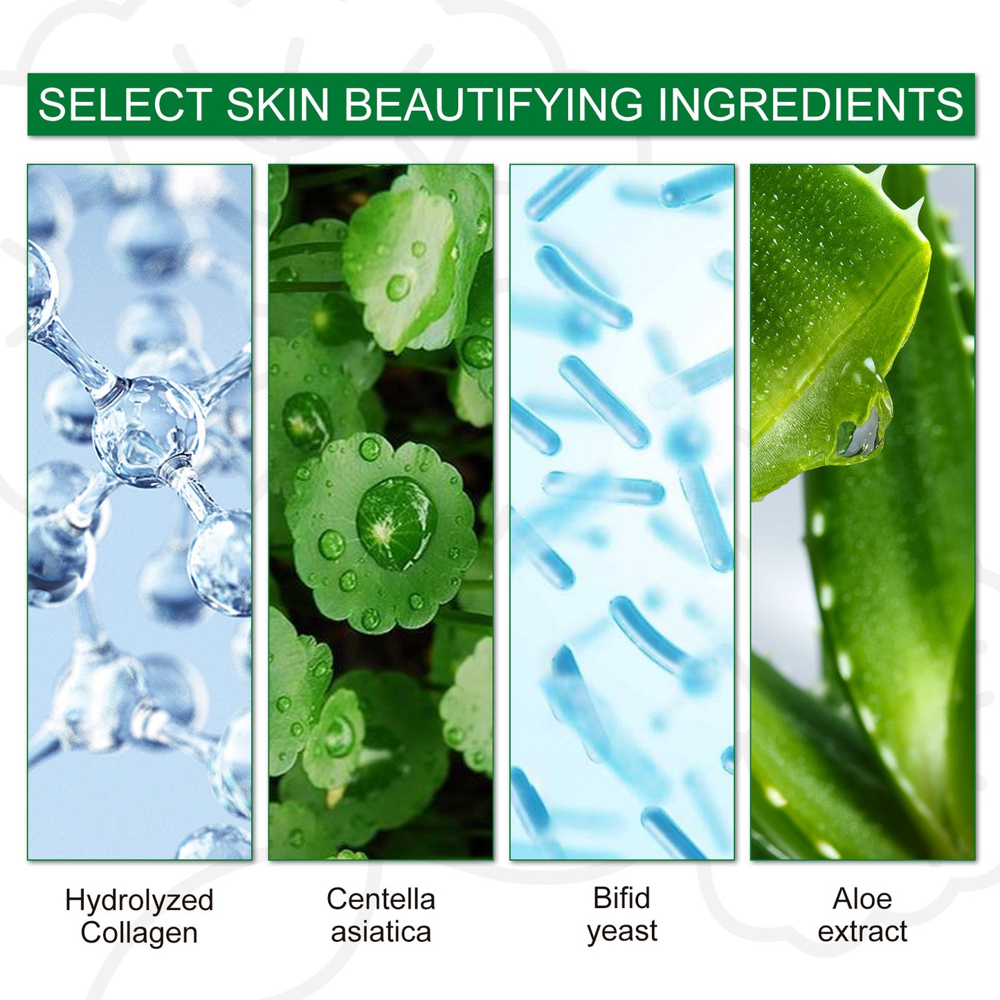 VOGSIG Korean Collagen Sleeping Face Mask – 20 Mascarillas Limpiadoras