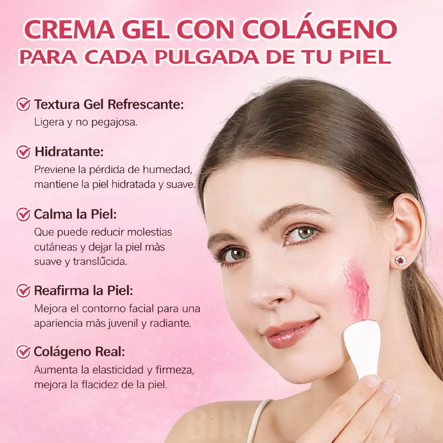 Crema Facial de Colágeno Reafirmante e Hidratante | Cuidado Antiedad para la Piel