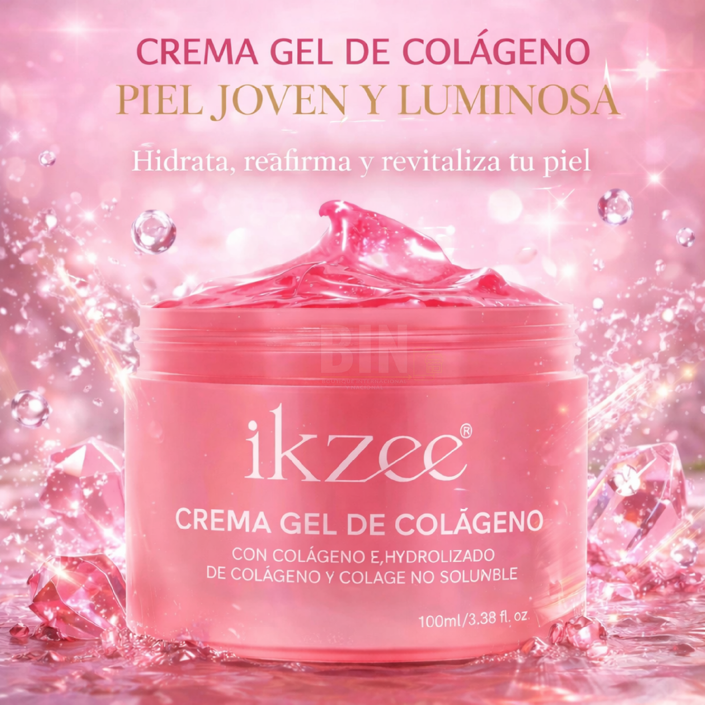 Crema Facial de Colágeno Reafirmante e Hidratante | Cuidado Antiedad para la Piel