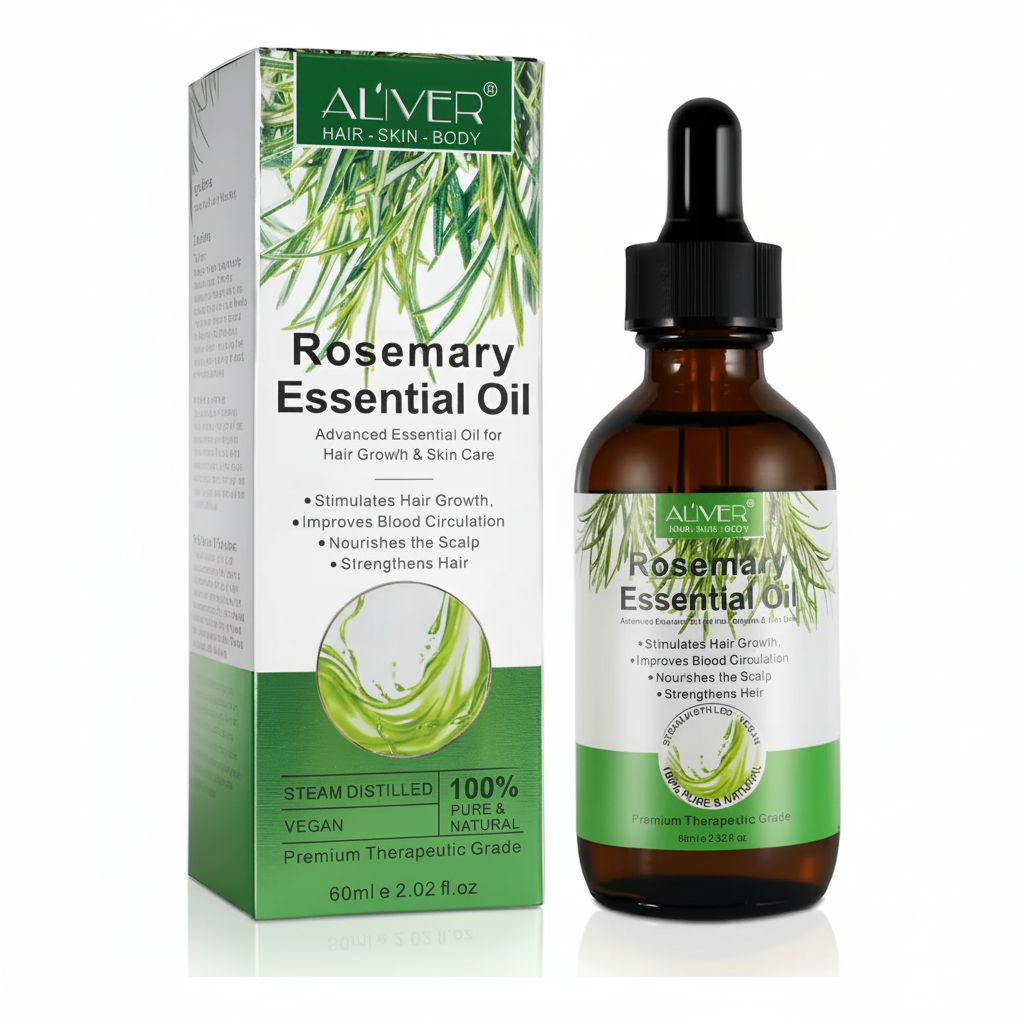 Aceite Esencial de Romero para Cabello y Piel