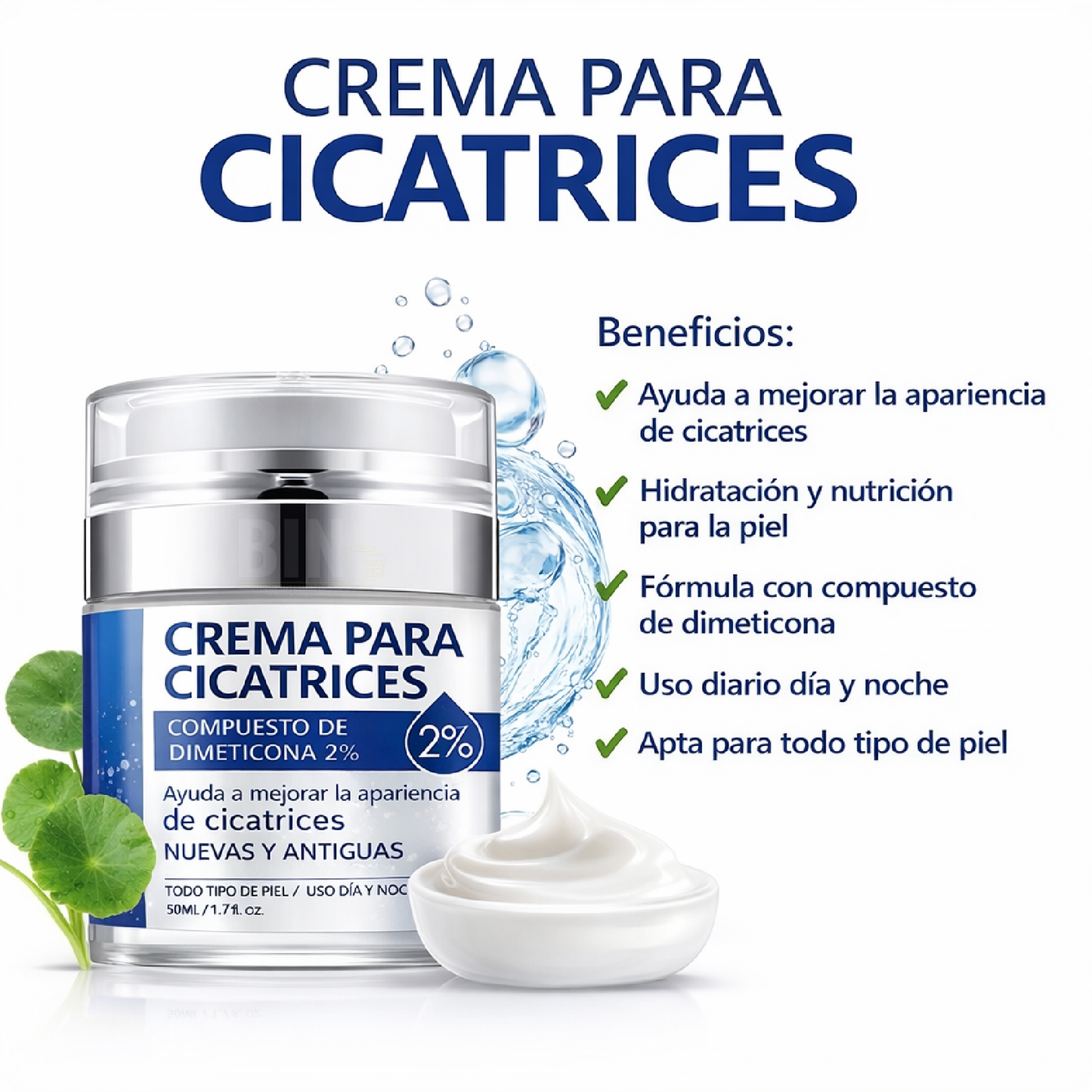 Elaimei Crema Antiacné para Marcas y Cicatrices Queloides – Cuidado Facial 50 ml