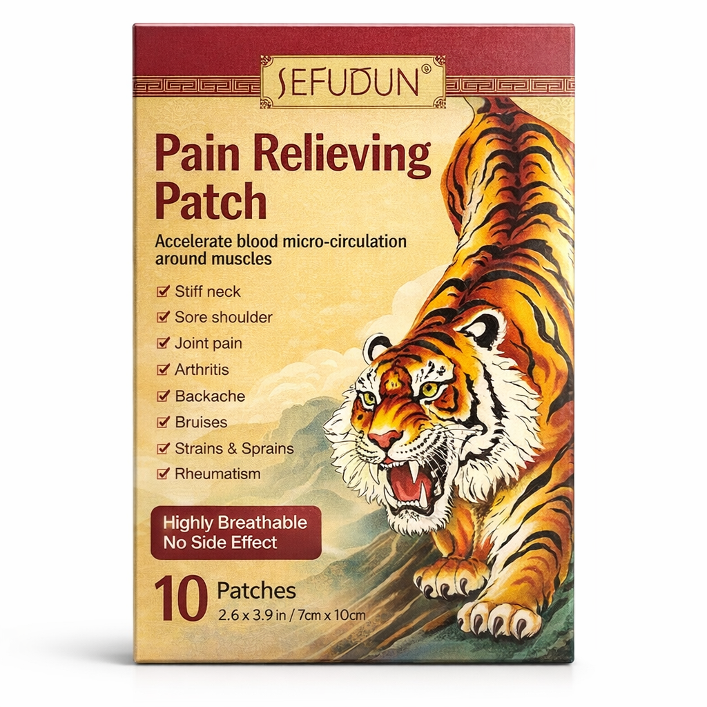 Sefudun 10 Parches Relajantes Corporales | Confort para Espalda y Articulaciones