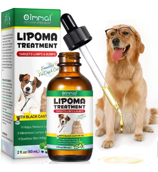 Aceite Natural para Mascotas con Ricino y Linaza