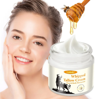 Crema Cebo de Res y Miel Elaimei Hidratante Aclarante Facial y Corporal