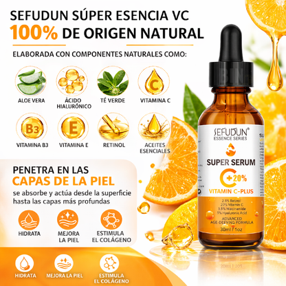 Sérum Facial Vitamina C y Retinol Antioxidante 30 ml | Sefudun