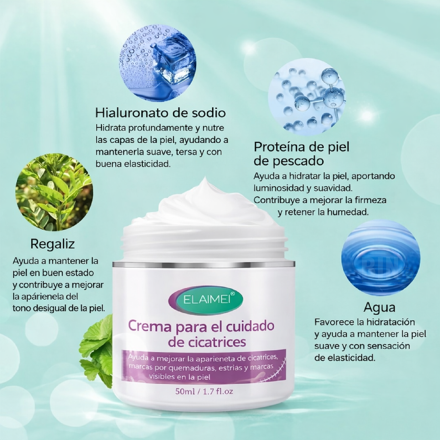 Crema Reparadora Elaimei para Cicatrices y Manchas 50ml
