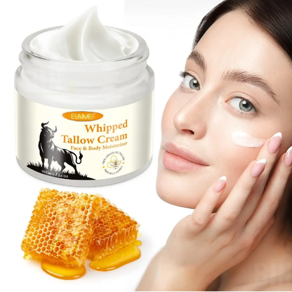 Crema Cebo de Res y Miel Elaimei Hidratante Aclarante Facial y Corporal