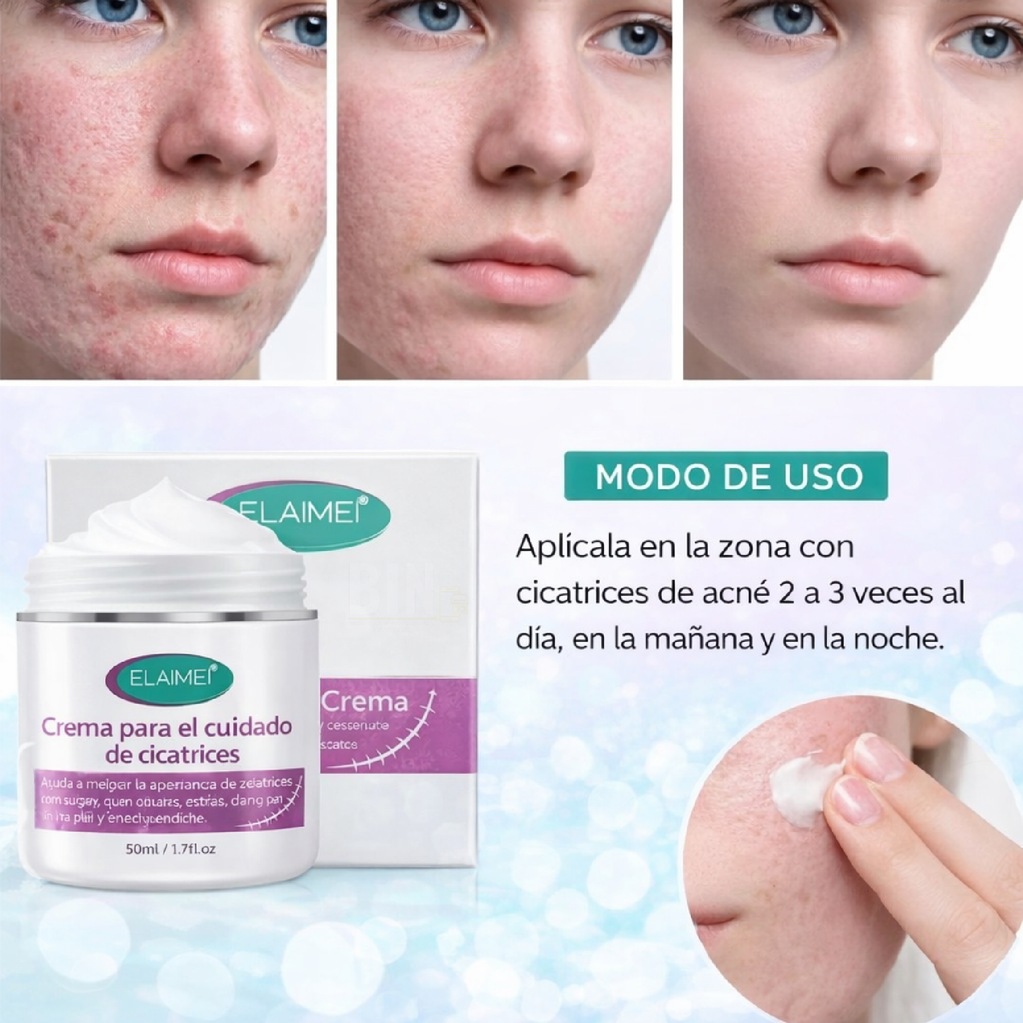Crema Reparadora Elaimei para Cicatrices y Manchas 50ml