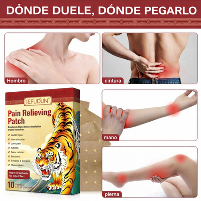 Sefudun 10 Parches Relajantes Corporales | Confort para Espalda y Articulaciones