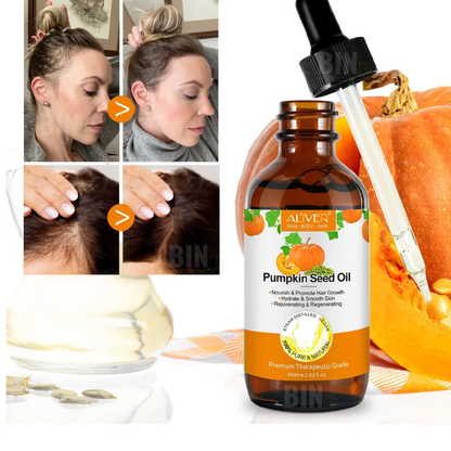 Aceite de Semilla de Calabaza Orgánico | Fortalece y Estimula el Crecimiento del Cabello