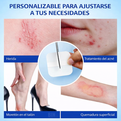 Parches Hidrocoloides para Cicatrices y Heridas | Hydrocolloid Dressing Elaimei 10 Parches