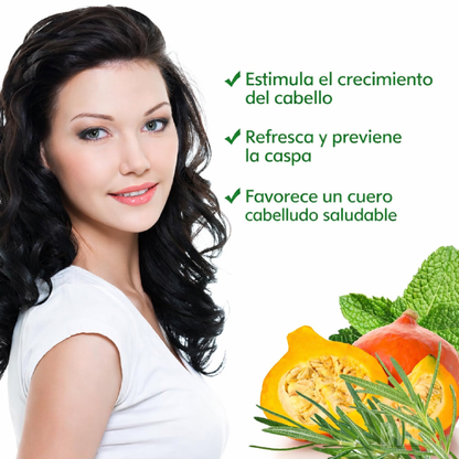 Aceite Capilar 3 en 1 con Romero, Menta, Semilla de Calabaza y Batana | Crecimiento e Hidratación
