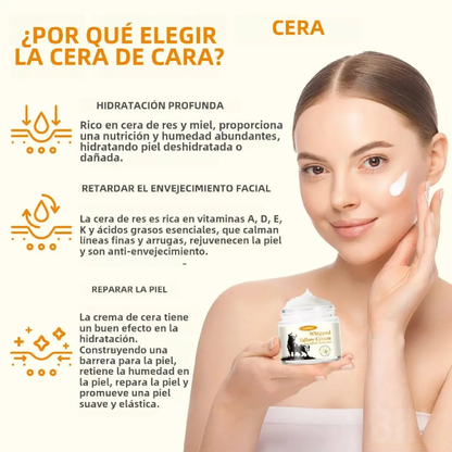 Crema Cebo de Res y Miel Elaimei Hidratante Aclarante Facial y Corporal