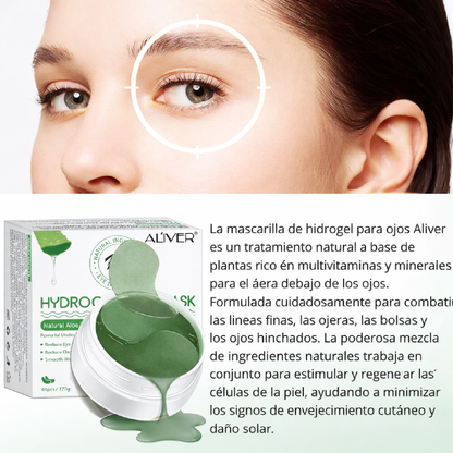 Aliver Parches para Ojos Anti Ojeras y Bolsas | Hidratantes y Reafirmantes