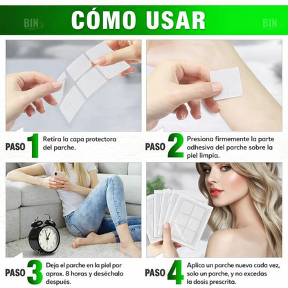 Parches de Vitamina B12 para Energía, Concentración y Bienestar Diario