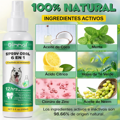 Solución Dental Perros  Aliento Fresco Control Sarro 150ml