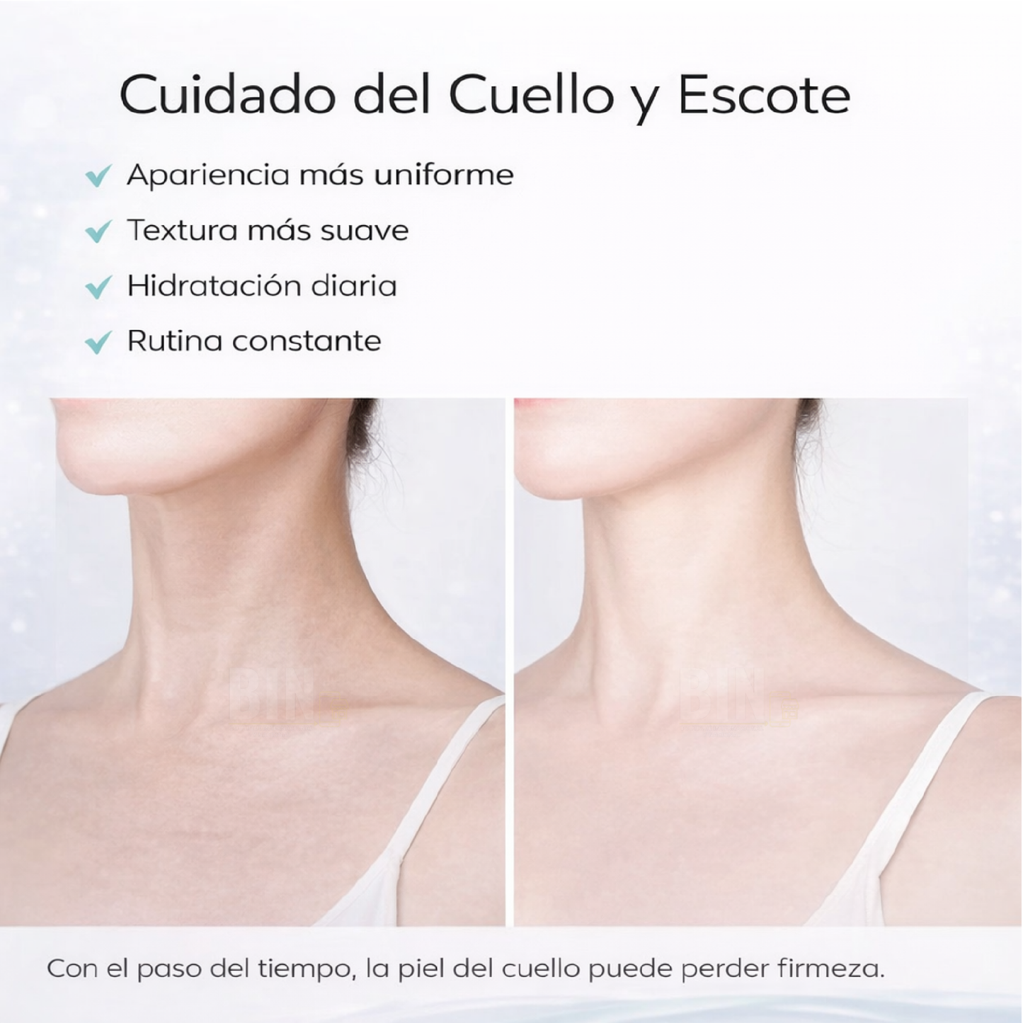 Aliver Crema reafirmante para el cuello antiarrugas con vitamina C y retinol | Hidratante Antiedad