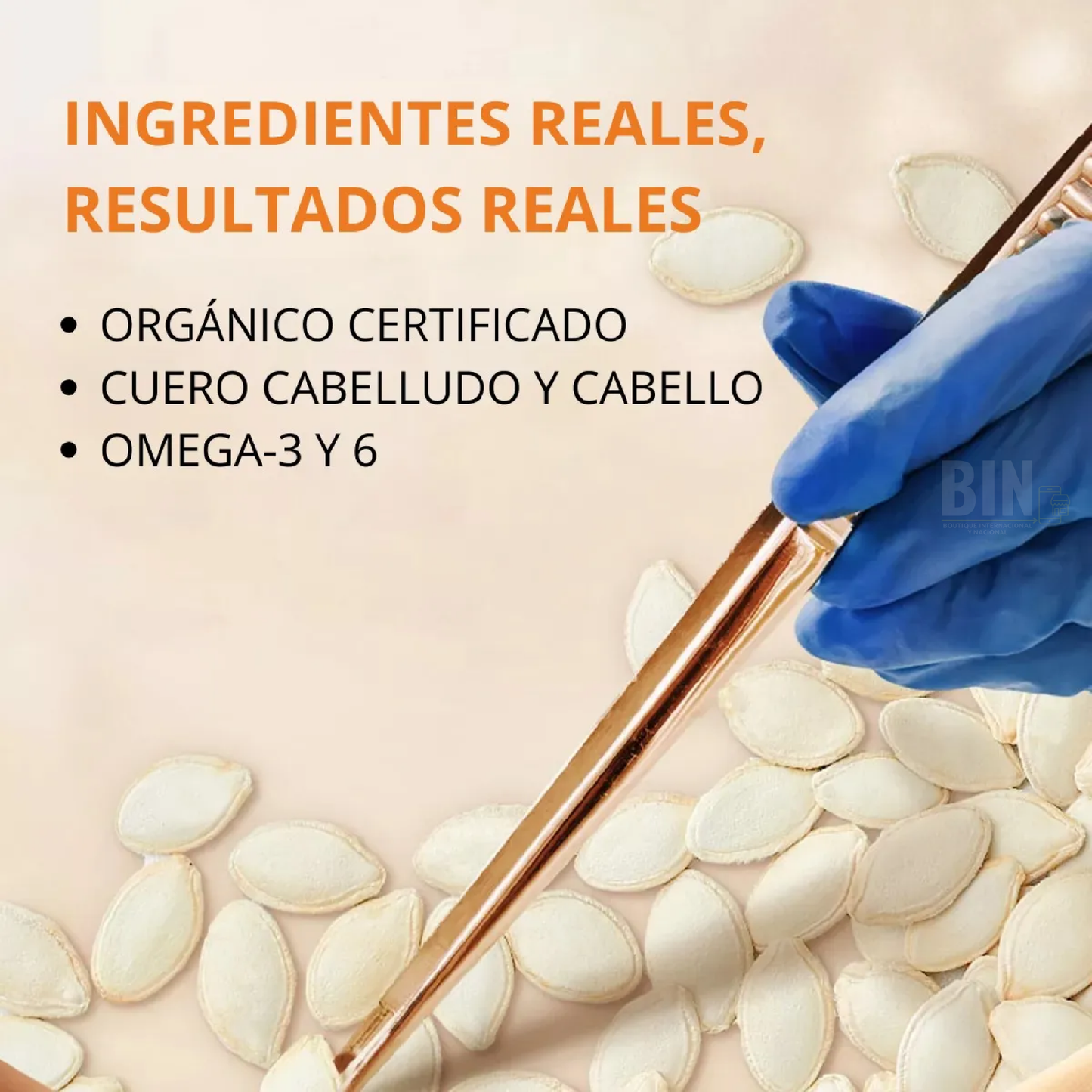 Aceite de Semilla de Calabaza Orgánico | Fortalece y Estimula el Crecimiento del Cabello