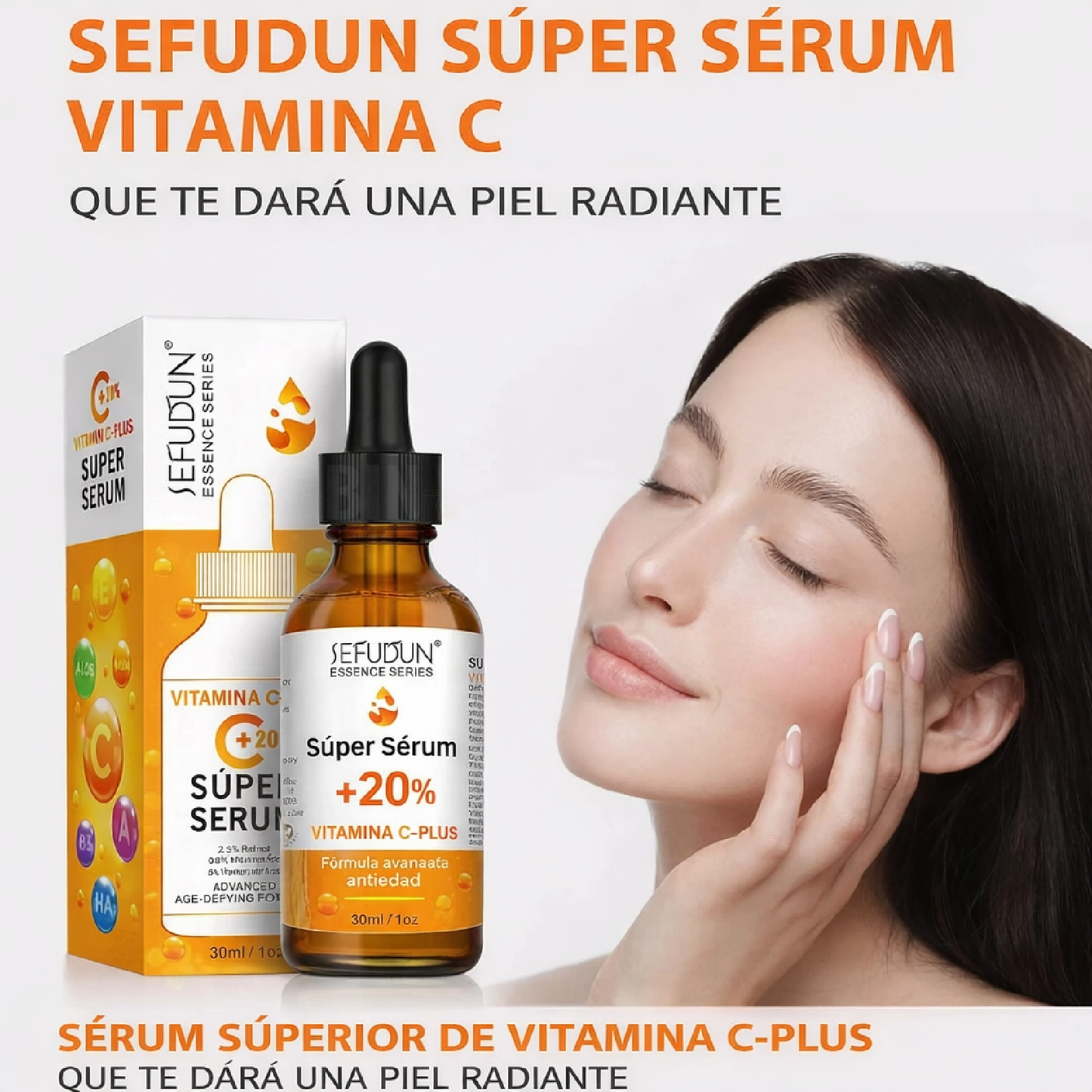 Sérum Facial Vitamina C y Retinol Antioxidante 30 ml | Sefudun