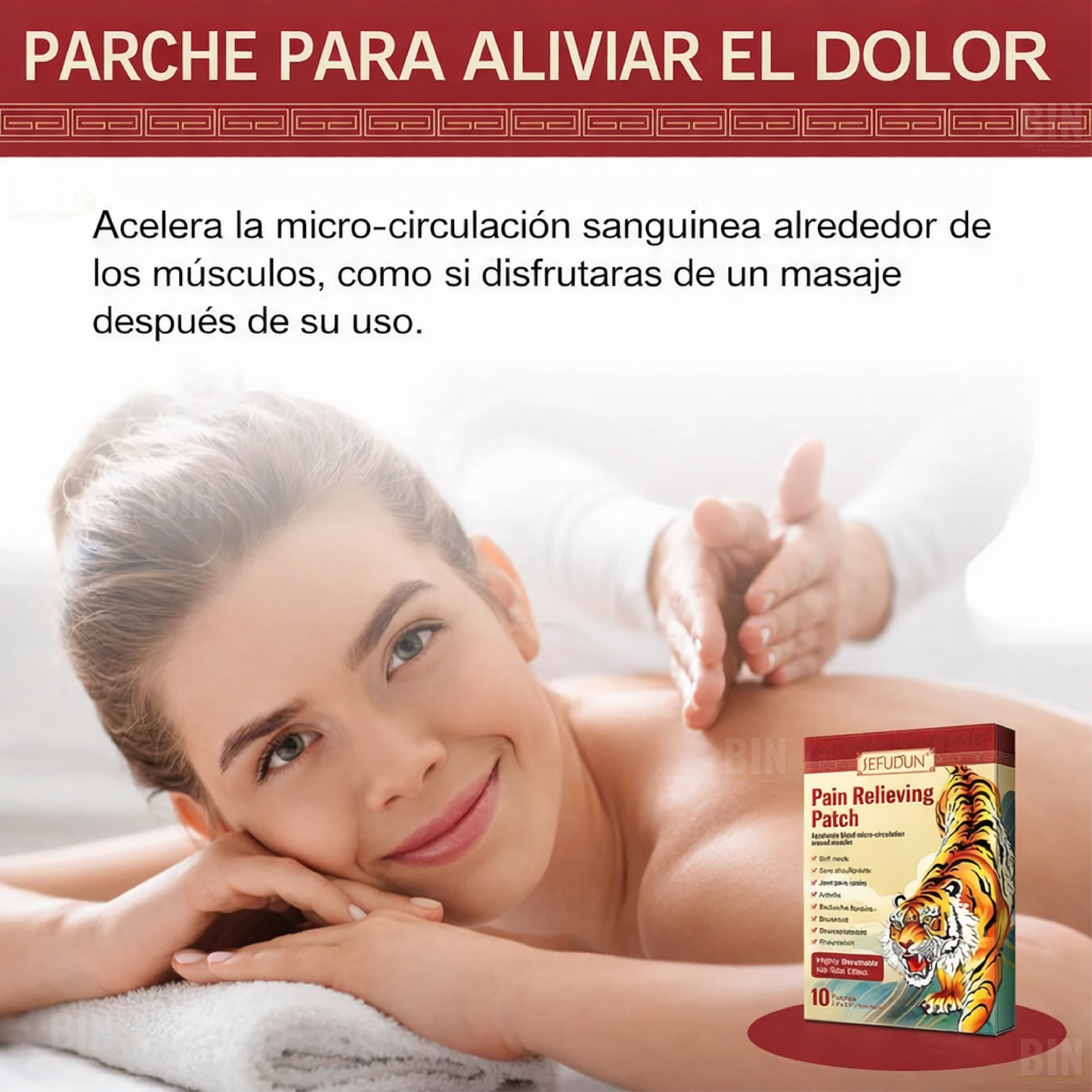 Sefudun 10 Parches Relajantes Corporales | Confort para Espalda y Articulaciones