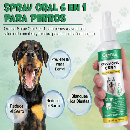 Solución Dental Perros  Aliento Fresco Control Sarro 150ml