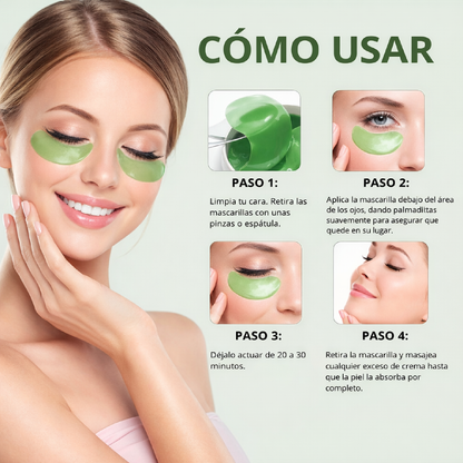 Aliver Parches para Ojos Anti Ojeras y Bolsas | Hidratantes y Reafirmantes