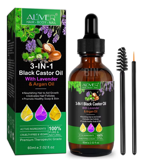 Aceite Puro 3 En 1 Oil Argan Negro + Lavanda + Semilla Negra