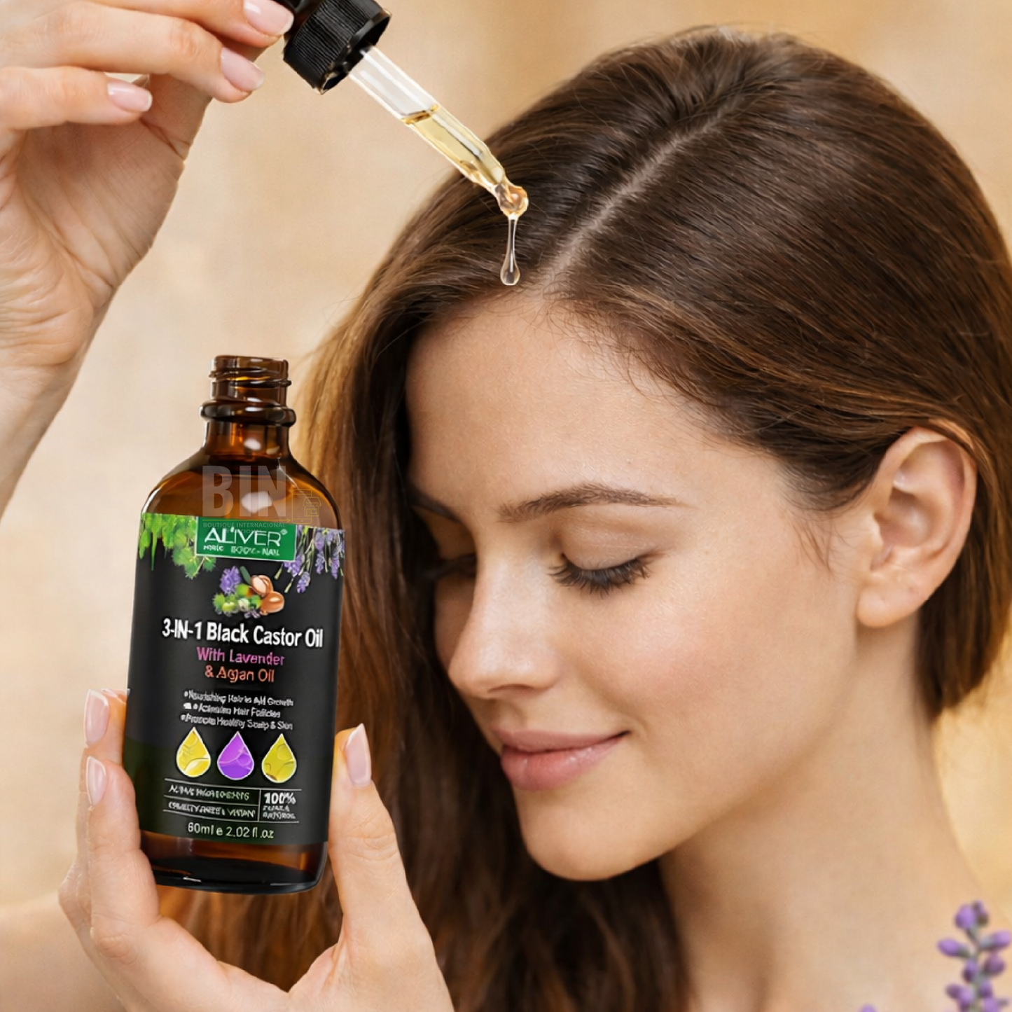 Aceite Puro 3 En 1 Oil Argan Negro + Lavanda + Semilla Negra